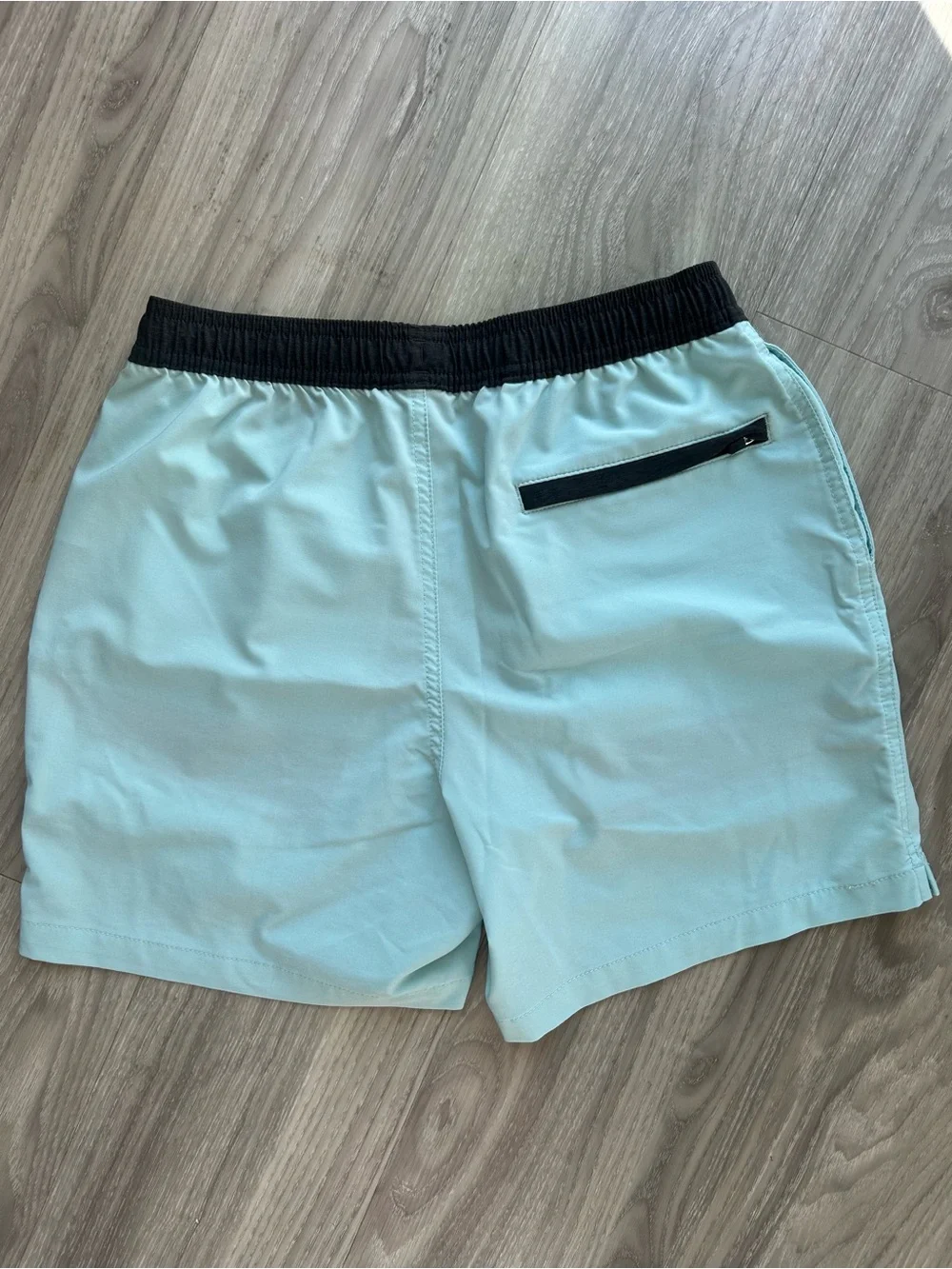 chubbies | Ultimate Training 5.5" Shorts in Light Aqua with Black Waistband (S) - Picture 3 of 10